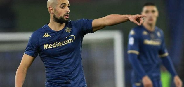 فيورنتينا يعلن إصابة أمرابط بكسر في الأنف