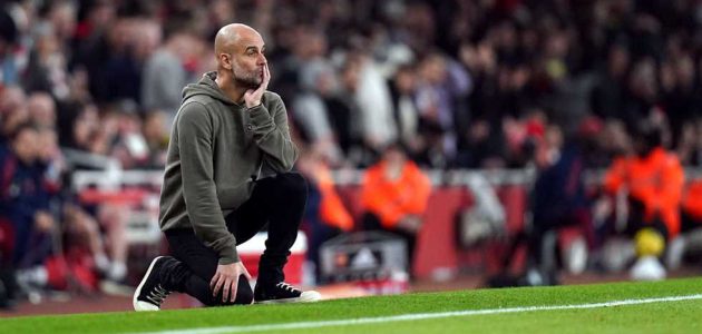 جوارديولا: خطتي في الشوط الأول ضد أرسنال كانت فظيعة