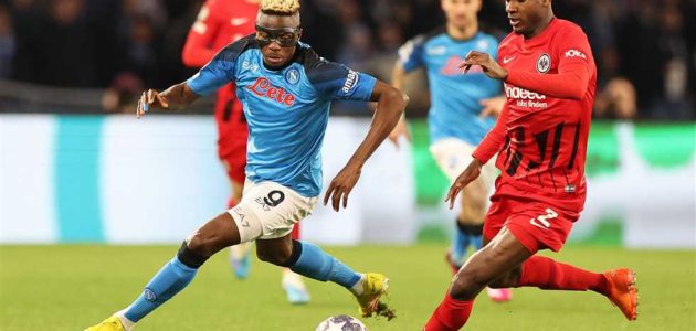 مباشر أبطال أوروبا – نابولي (0) – (0) فرانكفورت.. تهديد أول من بوليتانو
